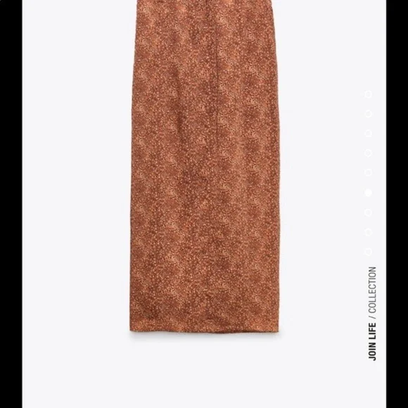 Zara midi printed skirt - Picture 4 of 7